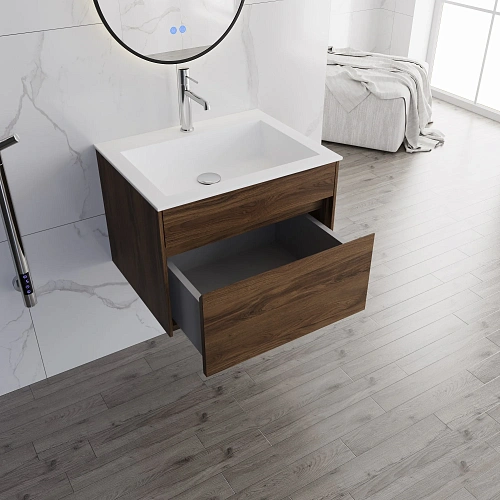 Тумба под раковину Vincea Chiara 600 VMC-2C600CO подвесная, C.Oak Тумба под раковину Vincea Chiara 600 VMC-2C600CO подвесная, C.Oak