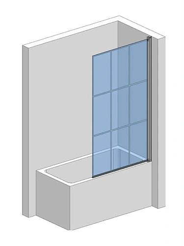 Шторка на ванну AQUAme AQM2858-R 800x1400мм стекло 6мм, цвет профиля матовый черный Шторка на ванну AQUAme AQM2858-R 800x1400мм стекло 6мм, цвет профиля матовый черный