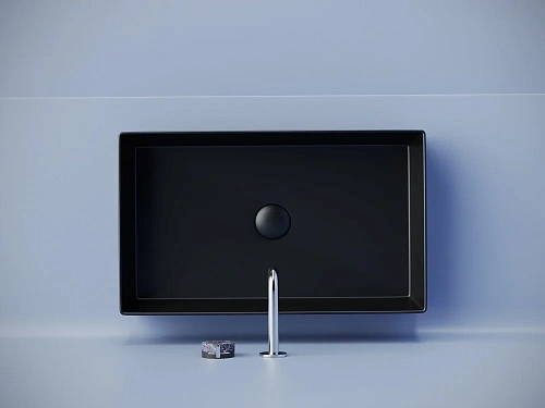 Раковина Ceramica Nova ELEMENT CN6070MB черный матовый накладная Раковина Ceramica Nova ELEMENT CN6070MB черный матовый накладная