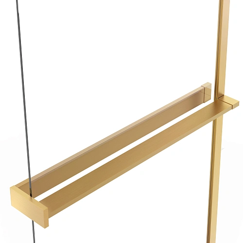 Душевая перегородка Vincea Walk-In VSW-1HR900CGG 900x2000 матовый золотой, стекло тонированное Душевая перегородка Vincea Walk-In VSW-1HR900CGG 900x2000 матовый золотой, стекло тонированное