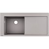 Картинка анонса товара «кухонная мойка hansgrohe s51 s5110-f450 450 с крылом 43330380, cерый бетон встраиваемая»