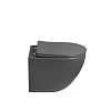 Унитаз подвесной Vincea Globo VT1-14STMA Торнадо антрацит матовый, ультратонкое сиденье микролифт Унитаз подвесной Vincea Globo VT1-14STMA Торнадо антрацит матовый, ультратонкое сиденье микролифт