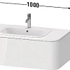 Тумба под раковину Duravit Happy D.2 Plus HP495109292 подвесная 100 см серый камень Тумба под раковину Duravit Happy D.2 Plus HP495109292 подвесная 100 см серый камень
