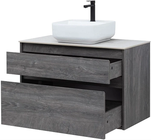 Тумба под раковину Aquanet Nova Lite 90 дуб рошелье (2 ящика) 00242267 Тумба под раковину Aquanet Nova Lite 90 дуб рошелье (2 ящика) 00242267