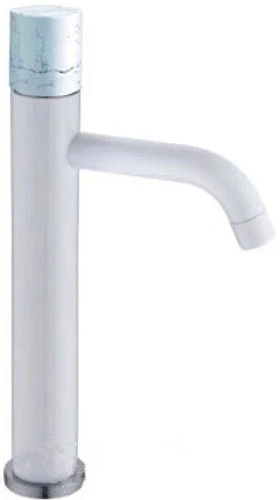 Смеситель для раковины Boheme STICK 122-W-MR-W WHITE Смеситель для раковины Boheme STICK 122-W-MR-W WHITE