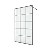 Картинка анонса товара «душевая перегородка new trendy new modus black 120x200 exk-5550 черный»