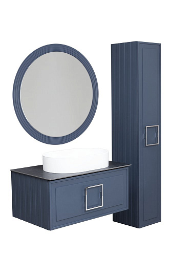 Зеркало LA FENICE Terra Blu Grigio 65, синее FNC-02-TER-BG-65 Зеркало LA FENICE Terra Blu Grigio 65, синее FNC-02-TER-BG-65