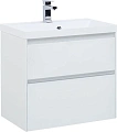 Тумба под раковину Aquanet Гласс 60 белый 00196961 Тумба под раковину Aquanet Гласс 60 белый 00196961