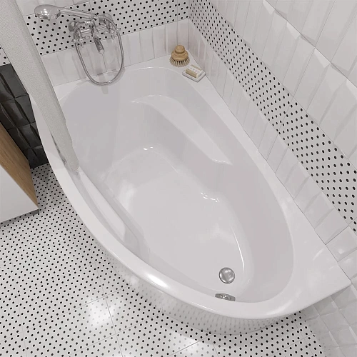 Акриловая ванна DIWO Валдай L 170x95 с каркасом 567966 Акриловая ванна DIWO Валдай L 170x95 с каркасом 567966