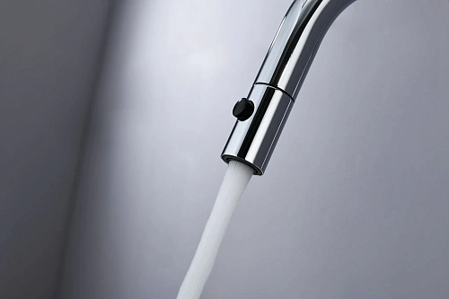 Смеситель для кухни AQUAme Cucina AQM9905CR с выдвижным изливом, с подключением к фильтру с питьевой водой, хром Смеситель для кухни AQUAme Cucina AQM9905CR с выдвижным изливом, с подключением к фильтру с питьевой водой, хром