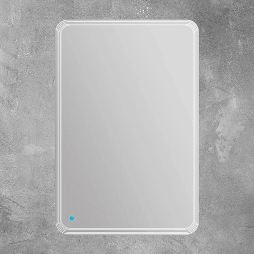 Зеркало CEZARES 45028, 60x90 с подсветкой и сенсором Touch System, реверсивное Зеркало CEZARES 45028, 60x90 с подсветкой и сенсором Touch System, реверсивное