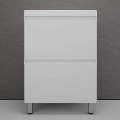 Тумба под раковину Style Line Манхэттен 60 см ЛС-00002377 напольная, белый матовый Тумба под раковину Style Line Манхэттен 60 см ЛС-00002377 напольная, белый матовый