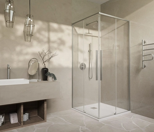 Душевой уголок Vincea Slim-N VSS-4SN9010CLBN 1000x900, брашированный никель, стекло прозрачное Душевой уголок Vincea Slim-N VSS-4SN9010CLBN 1000x900, брашированный никель, стекло прозрачное