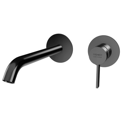 Смеситель для раковины Remer Metrica MC15PWBCFP, черный брашированный хром Смеситель для раковины Remer Metrica MC15PWBCFP, черный брашированный хром