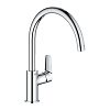 Картинка анонса товара «смеситель для кухни grohe start edge с высоким c-образным изливом, хром (31369001)»
