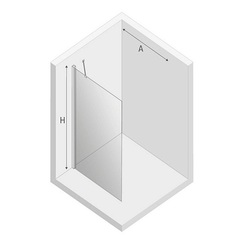 Душевая перегородка NEW TRENDY NEW SOLEO 110x195 K-0741 (хром) Душевая перегородка NEW TRENDY NEW SOLEO 110x195 K-0741 (хром)