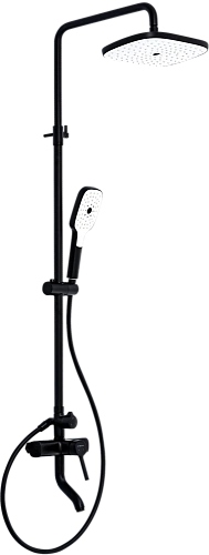 Душевой уголок DIWO Псков 90x90 черный матовый с линейным трапом CK DRAIN 1105-00155 55 см и Душевой 594701 Душевой уголок DIWO Псков 90x90 черный матовый с линейным трапом CK DRAIN 1105-00155 55 см и Душевой 594701