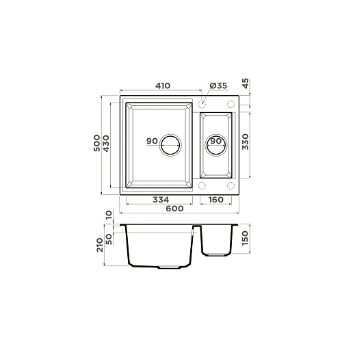 Кухонная мойка Omoikiri Sakaime 60-2-SA Tetogranit/бежевый 4993910 Кухонная мойка Omoikiri Sakaime 60-2-SA Tetogranit/бежевый 4993910