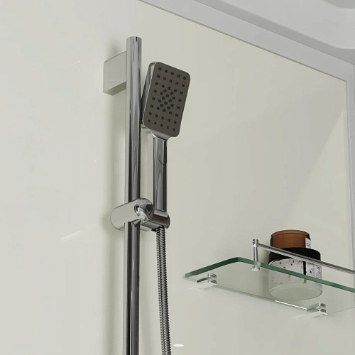 Душевая кабина Niagara Standart ST100/80/15Q (100х80х215) прямоугольник, поддон 15см, распашная, проф.белый Душевая кабина Niagara Standart ST100/80/15Q (100х80х215) прямоугольник, поддон 15см, распашная, проф.белый