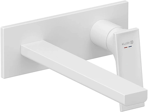 Смеситель для раковины Kludi DECUS 542455375 белый матовый Смеситель для раковины Kludi DECUS 542455375 белый матовый