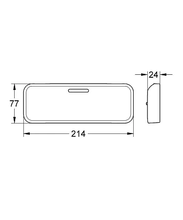Пластиковая полка для GROHE Eurostyle Cosmopolitan (18383002) Пластиковая полка для GROHE Eurostyle Cosmopolitan (18383002)