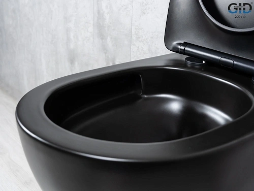 Унитаз подвесной Tornado Gid Tr2122TF-Bm 62261Y черный матовый 49x36x36 с крышкой микролифт Унитаз подвесной Tornado Gid Tr2122TF-Bm 62261Y черный матовый 49x36x36 с крышкой микролифт