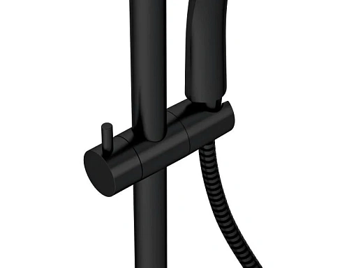 Душевая система Cersanit BRASKO BLACK (A64527) термостат, 3 режима, шланг 150см, металл, черный 64527 Душевая система Cersanit BRASKO BLACK (A64527) термостат, 3 режима, шланг 150см, металл, черный 64527