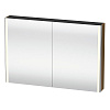 Картинка анонса товара «зеркальный шкаф duravit xsquare xs711406161 с подсветкой 120 см коричнево-оливковый глянцевый»