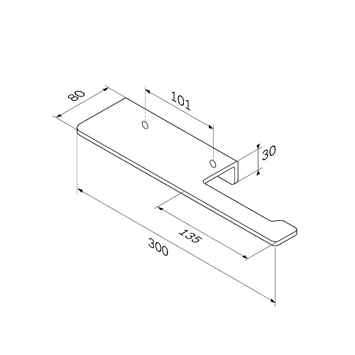 Держатель туалетной бумаги AM.PM Sense L A7454300 L с полкой Держатель туалетной бумаги AM.PM Sense L A7454300 L с полкой