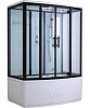 Картинка анонса товара «душевая кабина timo standart т-6650 black 150x88x220, турецкая баня хамам»