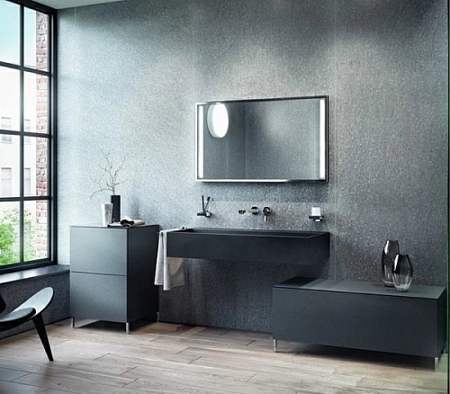 Тумба под раковину Keuco Edition 90 39027390000, 1000х400х485 мм, цвет: антрацит Тумба под раковину Keuco Edition 90 39027390000, 1000х400х485 мм, цвет: антрацит