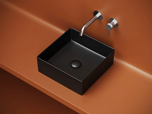 Раковина Ceramica Nova ELEMENT CN6068MB черный матовый накладная Раковина Ceramica Nova ELEMENT CN6068MB черный матовый накладная