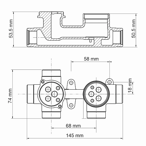 Смеситель для душа WasserKRAFT Aisch 5571 золото Смеситель для душа WasserKRAFT Aisch 5571 золото
