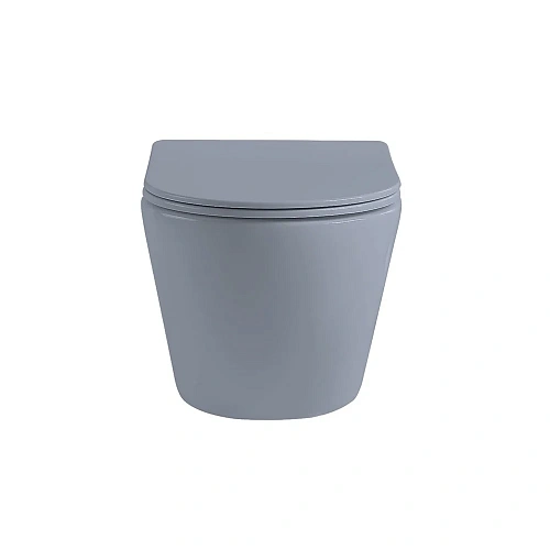 Унитаз подвесной Vincea Globo VT1-14SMO безободковый, цвет океан мат., ультратонкое сиденье soft-clo Унитаз подвесной Vincea Globo VT1-14SMO безободковый, цвет океан мат., ультратонкое сиденье soft-clo