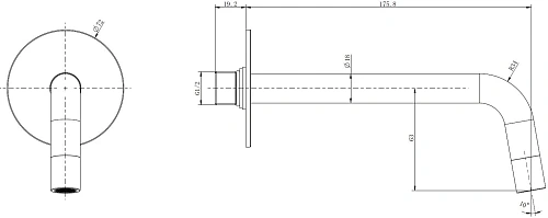 Излив Allen Brau Priority 5.31С18-00 хром Излив Allen Brau Priority 5.31С18-00 хром