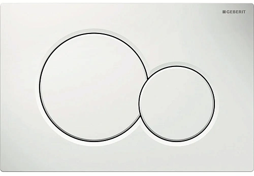 Клавиша смыва Geberit 115.770.11.5 Sigma 01 пластик, белая Клавиша смыва Geberit 115.770.11.5 Sigma 01 пластик, белая