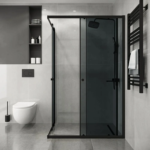 Душевой уголок Niagara Eco NG-1118-14QT (110x80x190) прямоугольник, раздвиж, профиль черный, стекло тонированное (4мм) Душевой уголок Niagara Eco NG-1118-14QT (110x80x190) прямоугольник, раздвиж, профиль черный, стекло тонированное (4мм)