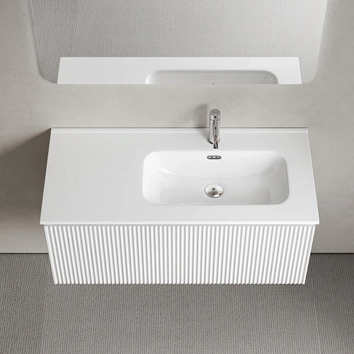 Тумба под раковину SANCOS Snob SNR1.0100RW R 1.0 995х445х406 Bianco подвесная Тумба под раковину SANCOS Snob SNR1.0100RW R 1.0 995х445х406 Bianco подвесная