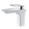 Картинка анонса товара «смеситель для раковины timo helmi 4061/00-16f хром-белый»