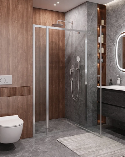 Душевая дверь CEZARES MOLVENO-BA-11-80+30-C-Cr-IV 110 см Душевая дверь CEZARES MOLVENO-BA-11-80+30-C-Cr-IV 110 см