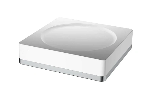 Мыльница Boheme белый-хром 10960-W-CR Мыльница Boheme белый-хром 10960-W-CR