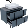 Тумба под раковину Allen Brau Reality 80 1.32005.BGM синий матовый Тумба под раковину Allen Brau Reality 80 1.32005.BGM синий матовый