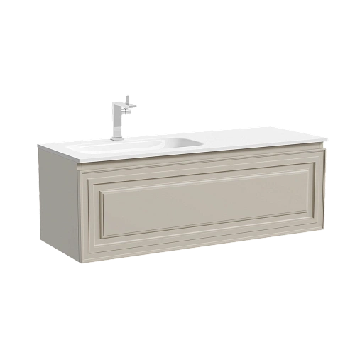 Тумба под раковину SANCOS Very VR120LCE левая 1195х445х406 Beige Soft подвесная Тумба под раковину SANCOS Very VR120LCE левая 1195х445х406 Beige Soft подвесная