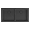 Кухонная мойка Lemark PRORAN 900 с двумя чашами из нержавеющей стали, черный матовый 9932140 Кухонная мойка Lemark PRORAN 900 с двумя чашами из нержавеющей стали, черный матовый 9932140