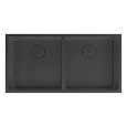 Кухонная мойка Lemark PRORAN 900 с двумя чашами из нержавеющей стали, черный матовый 9932140 Кухонная мойка Lemark PRORAN 900 с двумя чашами из нержавеющей стали, черный матовый 9932140