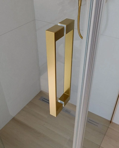 Душевой уголок CEZARES SLIDER-AH-1-90-80/90-C-BORO 80-90x90см стекло прозрачное, профиль брашированное золото Душевой уголок CEZARES SLIDER-AH-1-90-80/90-C-BORO 80-90x90см стекло прозрачное, профиль брашированное золото