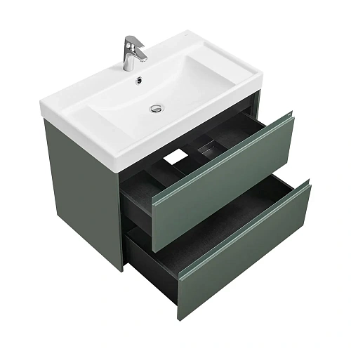 Тумба под раковину Roca Ona 800 зеленый матовый 2 ящика A857630513 Тумба под раковину Roca Ona 800 зеленый матовый 2 ящика A857630513