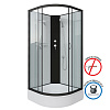 Душевая кабина Niagara Classic NG-6701-14BK (900х900х2000) средний поддон (26см) стекло прозрачное черные профиля 67011414BK Душевая кабина Niagara Classic NG-6701-14BK (900х900х2000) средний поддон (26см) стекло прозрачное черные профиля 67011414BK