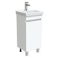 Тумба под раковину Onika Милтон Квадро 40 см 104009 напольная, белая (дляВизит 40) Тумба под раковину Onika Милтон Квадро 40 см 104009 напольная, белая (дляВизит 40)