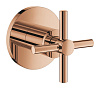 Картинка анонса товара «накладная панель скрытой вентильной головки grohe atrio new, крестообразная ручка, теплый закат глян 19069da3»